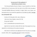 Announcement for the application of Buddha Dhamma Diploma Course